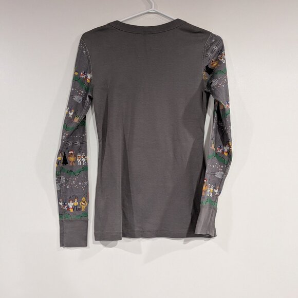 Hanna Andersson Star Wars Princess Leia Christmas Pajama Top Grey Size Small - Picture 4 of 5